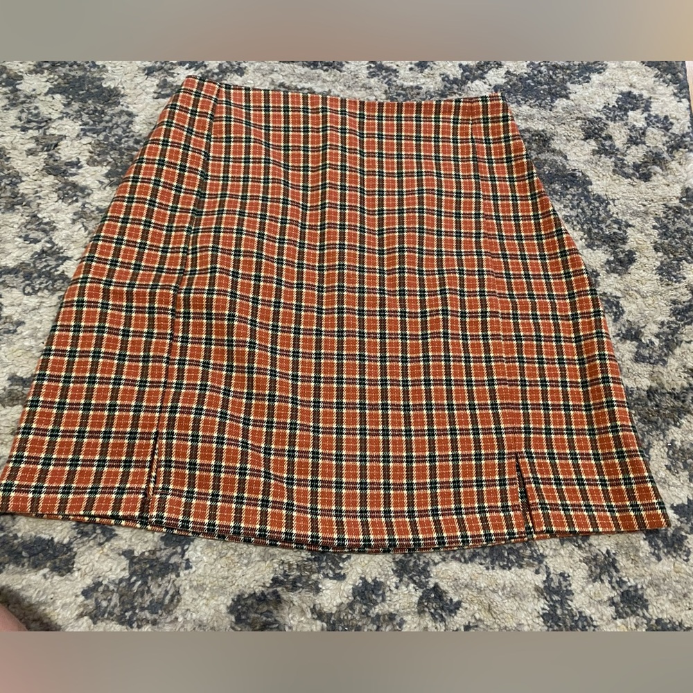 John Gault Plaid/Brandy Melville Mini Skirt One Size
